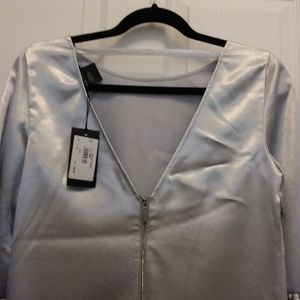 Armani Exchange Silver Party Dress Size 6